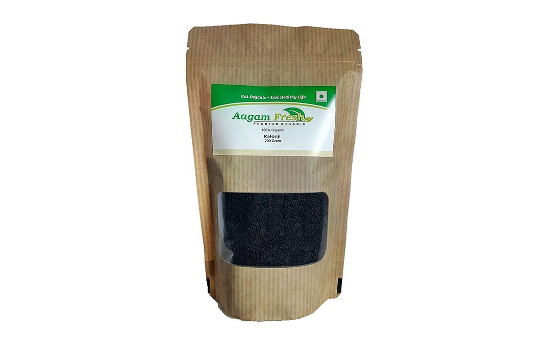 Aagam Fresh Organic Kalonji    Pack  200 grams